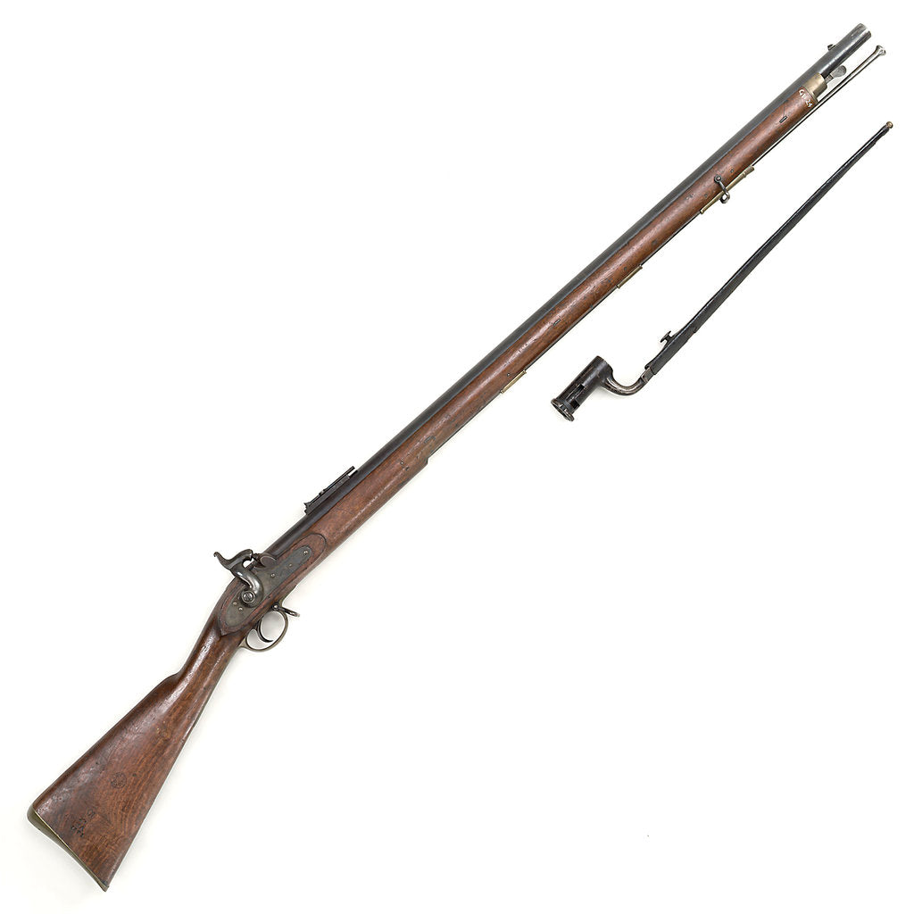 Detail of Percussion rifle-musket by Royal Small Arms Factory