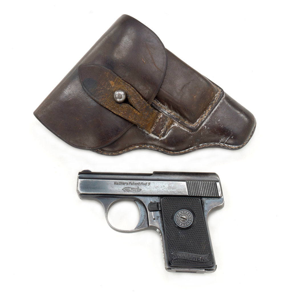 Detail of Walther pistol by C. Walther
