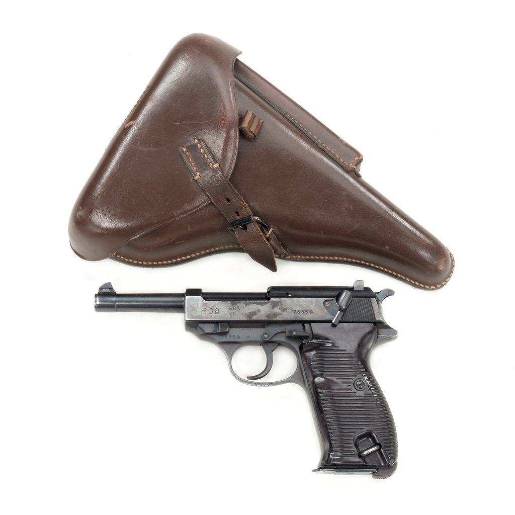 Detail of Walther P38 pistol by Walther Waffenfabrik