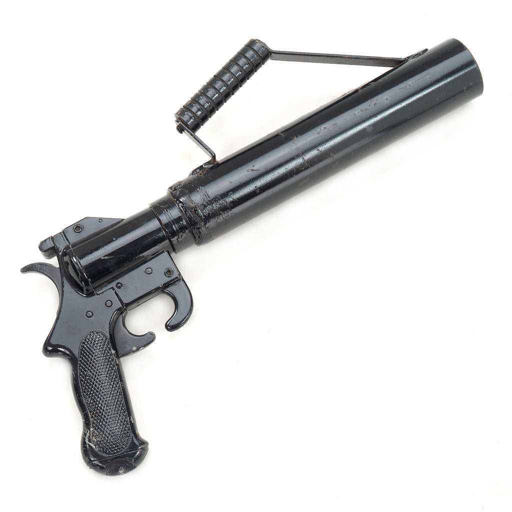 Detail of Line throwing gun by Kilgore Corporation