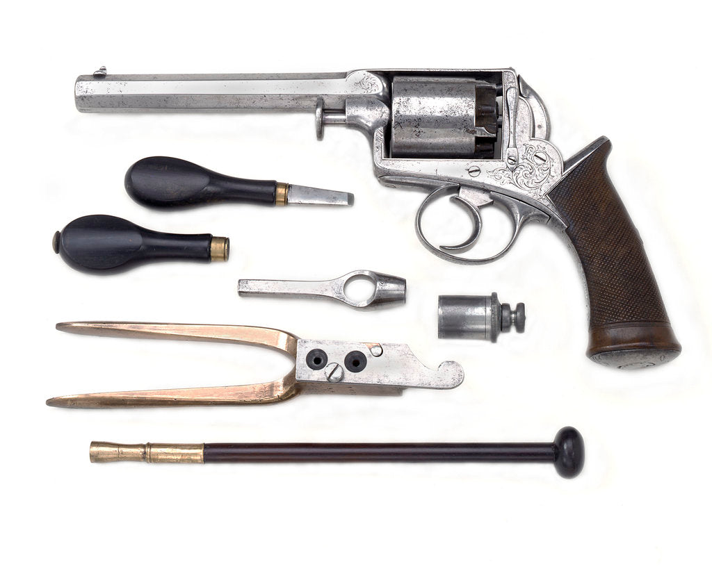 Detail of Percussion revolver by Deane Adams & Deane