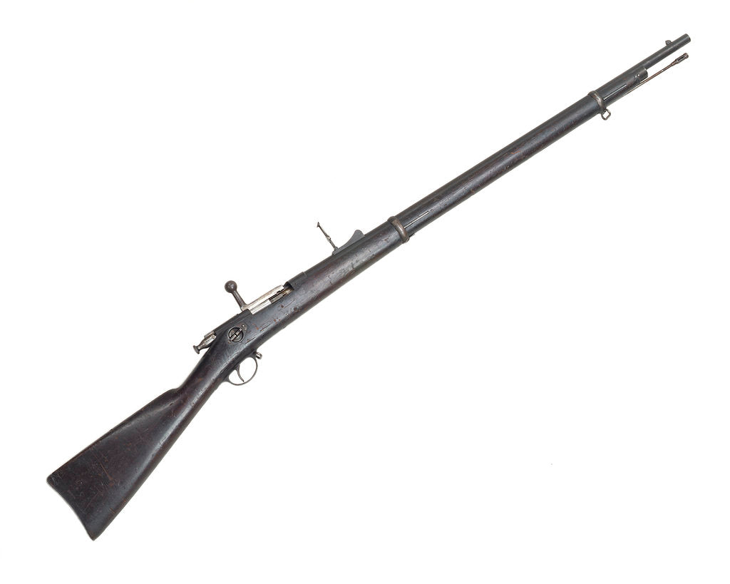 Detail of Hotchkiss Model 1878 rifle by Winchester's Repeating Arms