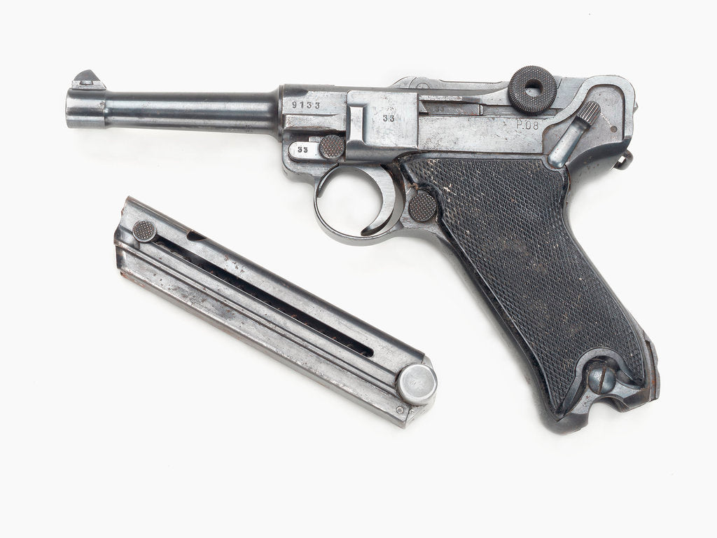 Detail of Luger Model P08 by Mauser Waffenfabrik
