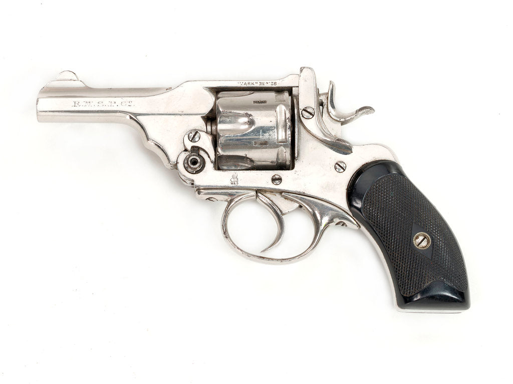 Detail of Webley Mark III revolver by Webley & Scott Revolver & Small Arms Co.