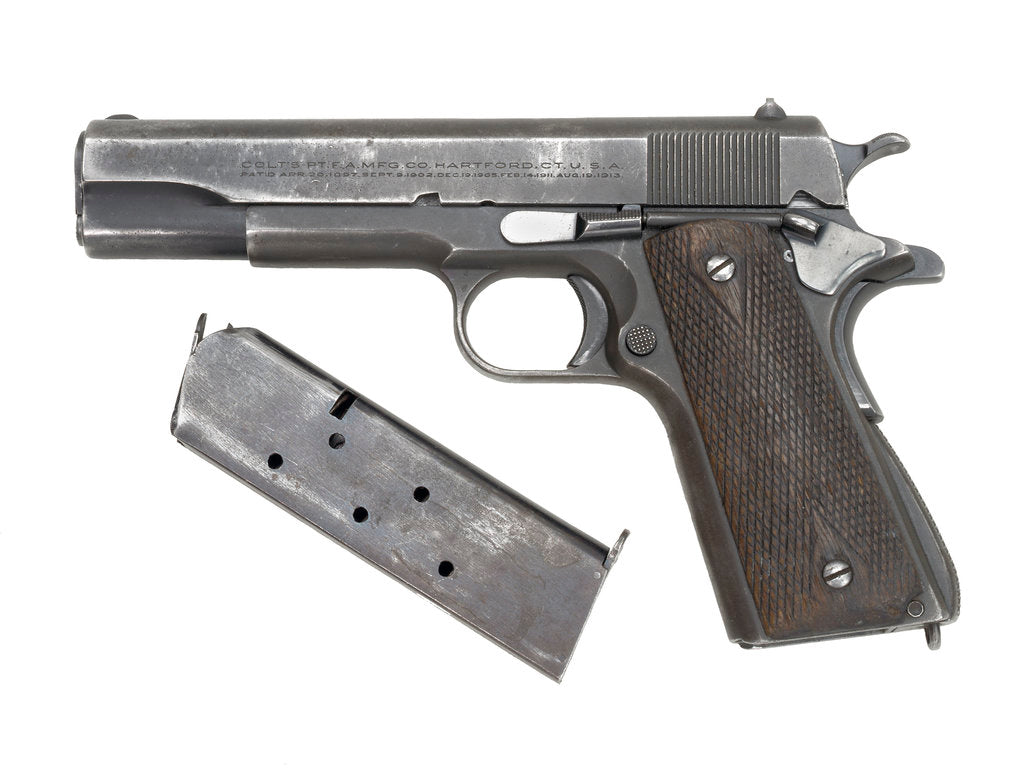 Detail of Pistol by Colt Patent Fire Arms Manufacturing Co.