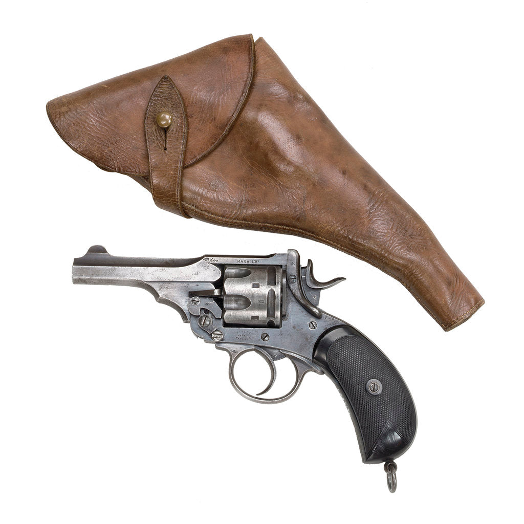 Detail of Webley Mark IV revolver by Webley & Scott Revolver & Small Arms Co.