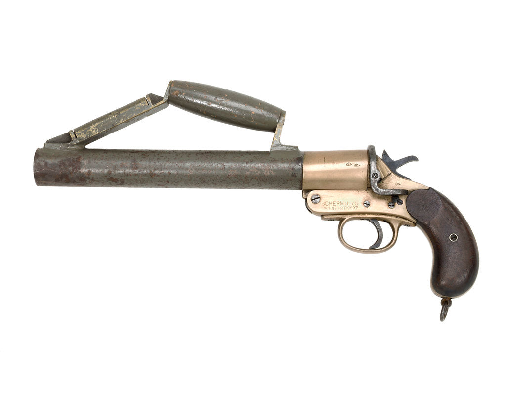 Detail of Line throwing pistol by Schermuly's