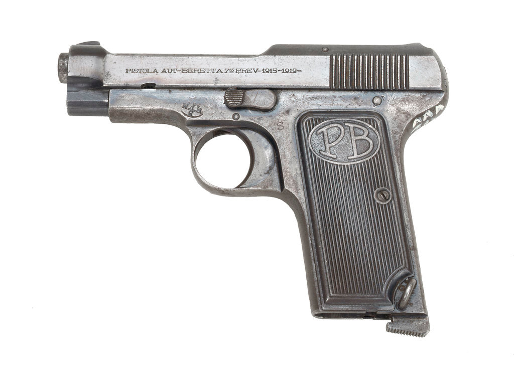 Detail of Beretta Model 1915-1919 by Fabrica d'Armi Pietro Beretta SPA