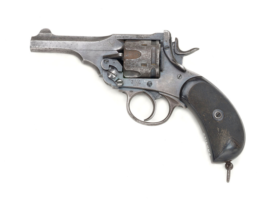 Detail of Webley Mark V revolver by Webley & Scott Revolver & Small Arms Co.