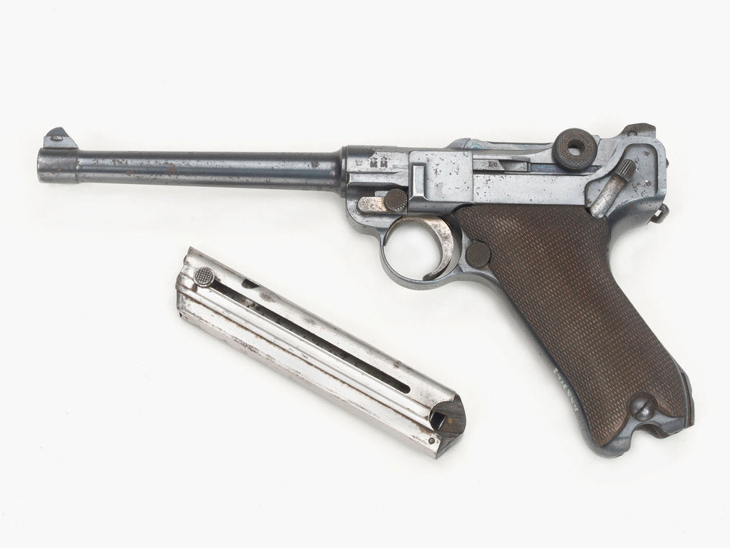 Detail of Luger Model P04/08 by G. Luger