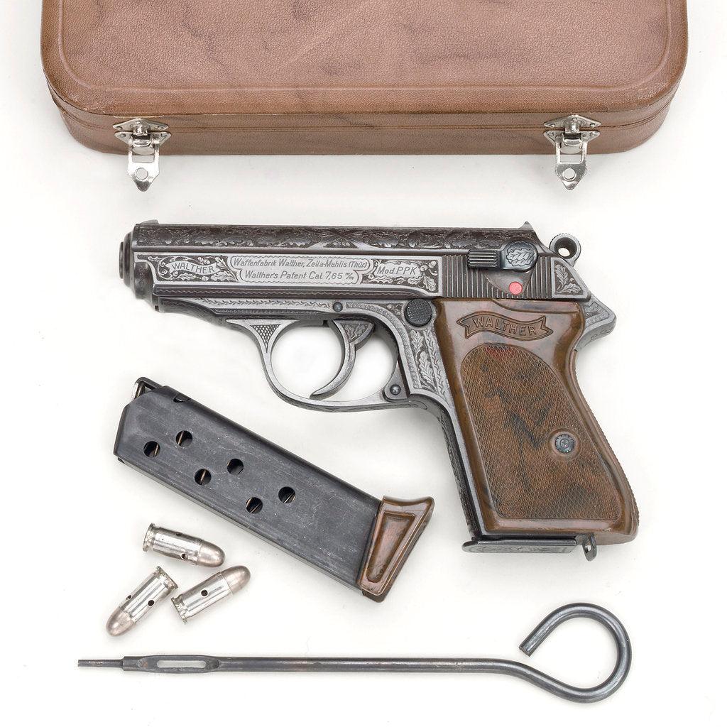 Detail of Walther PPK pistol by C. Walther
