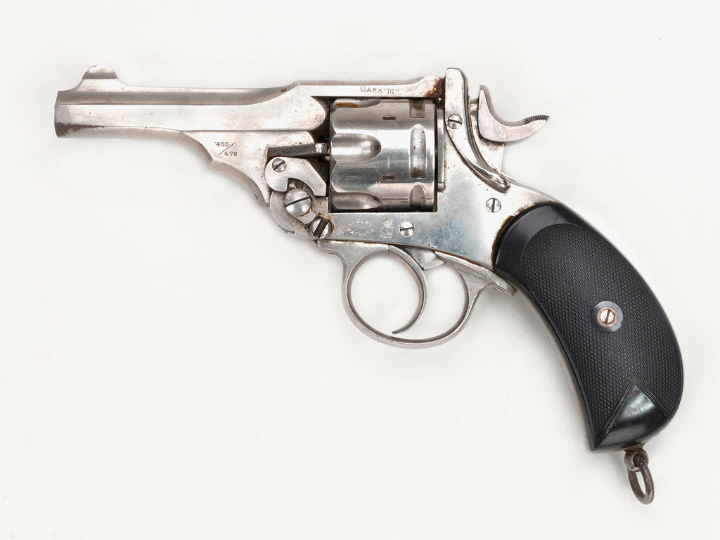 Detail of Webley Mark III revolver by Webley & Scott Revolver & Small Arms Co.