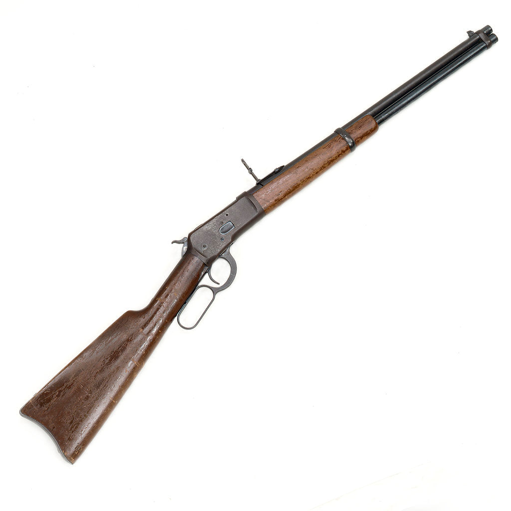 Detail of Winchester model 1892 rifle by Winchester's Repeating Arms