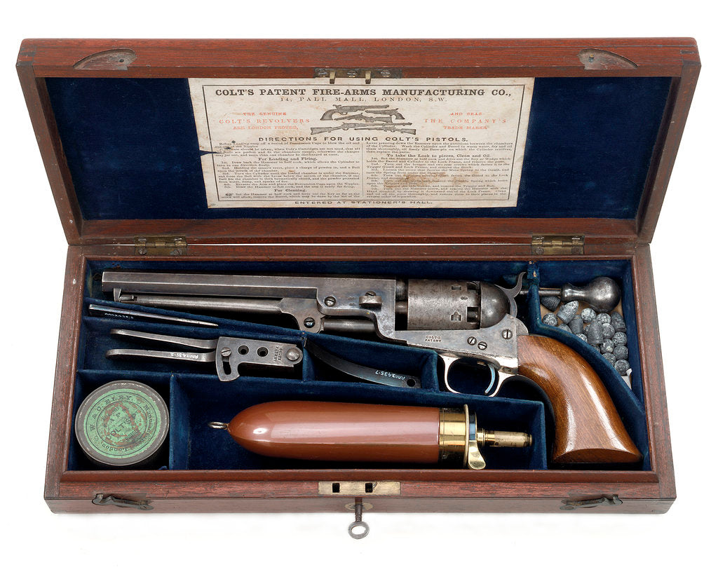 Detail of Percussion revolver by Samuel Colt