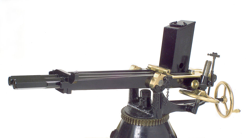 Detail of Nordenfelt 2-Barrel by unknown