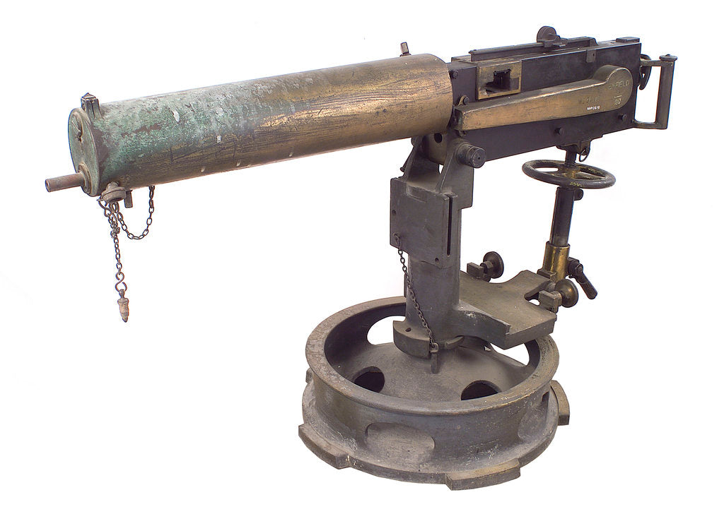 Detail of Enfield Maxim by Royal Small Arms Factory