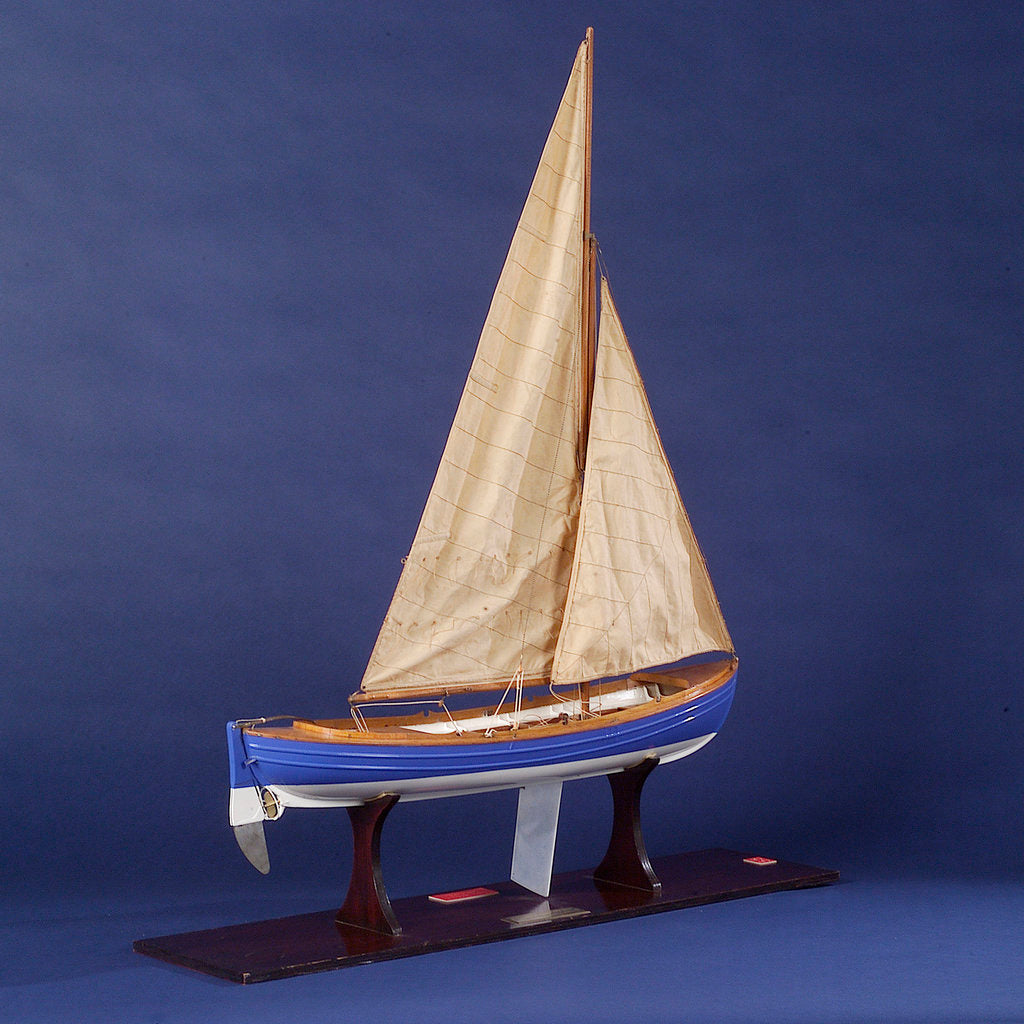 Detail of Full hull model, whaler, starboard stern quarter by unknown