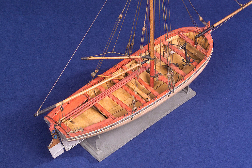 Detail of Ship's longboat; 'Medway', interior detail by unknown