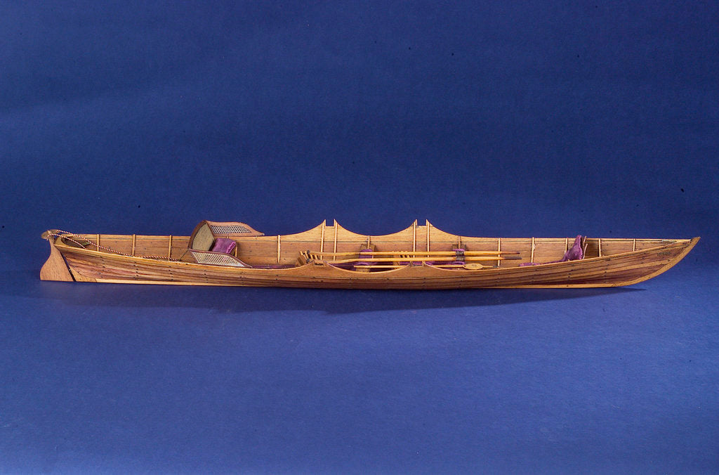 Detail of 'Irene', starboard broadside by Henry E. Finn