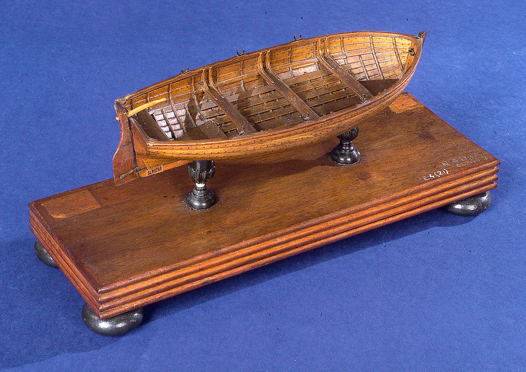 Detail of Dinghy, starboard stern quarter by unknown