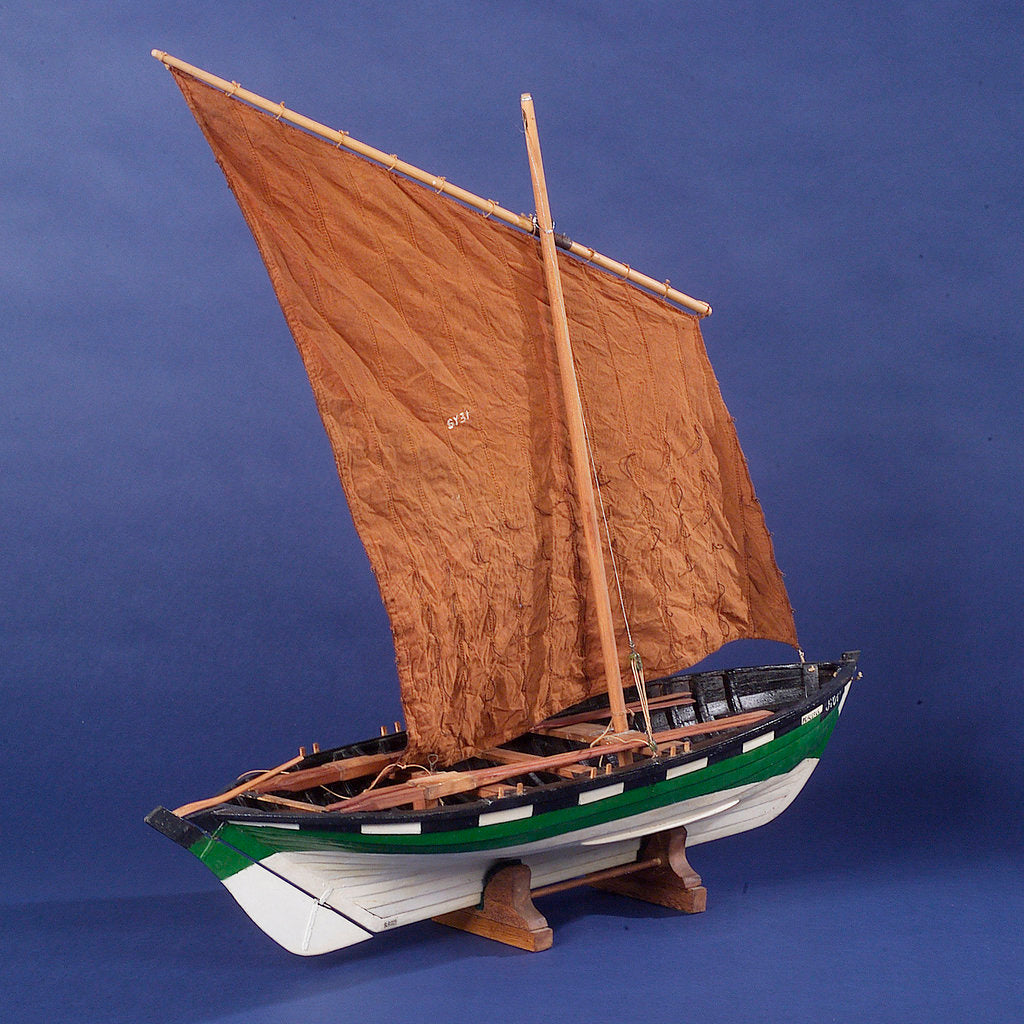 Detail of 'Peaceful', starboard stern quarter by George MacLeod