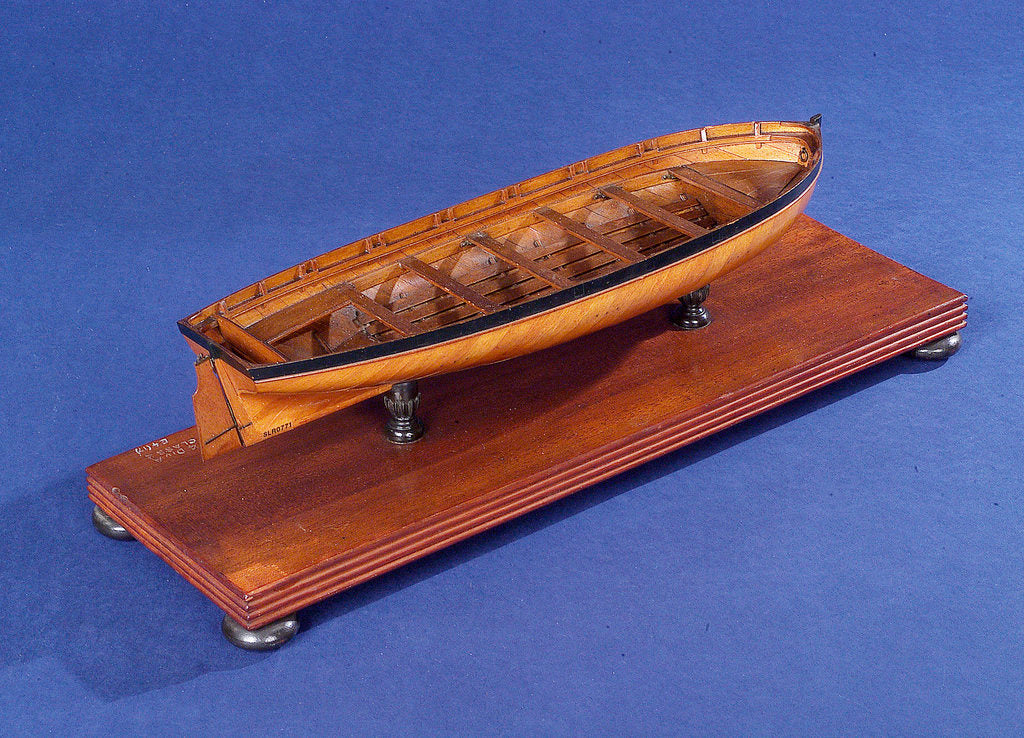 Detail of Jolly boat, starboard stern quarter by unknown
