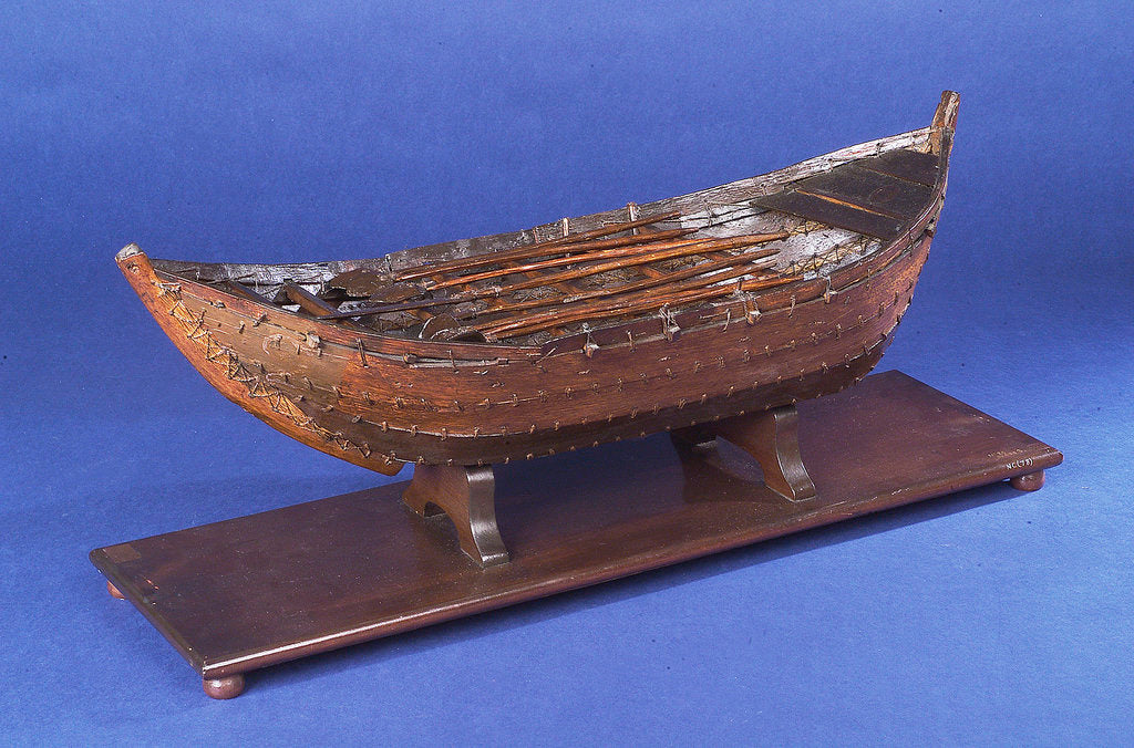 Detail of Masula surf boat, port by unknown