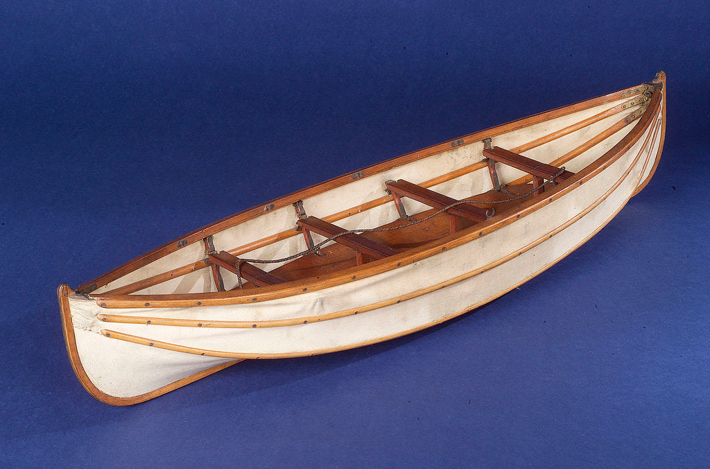 Detail of Full hull model, collapsible lifeboat by unknown