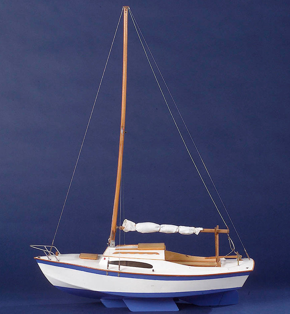 Detail of 'Erini', port broadside by T. C. Eaves