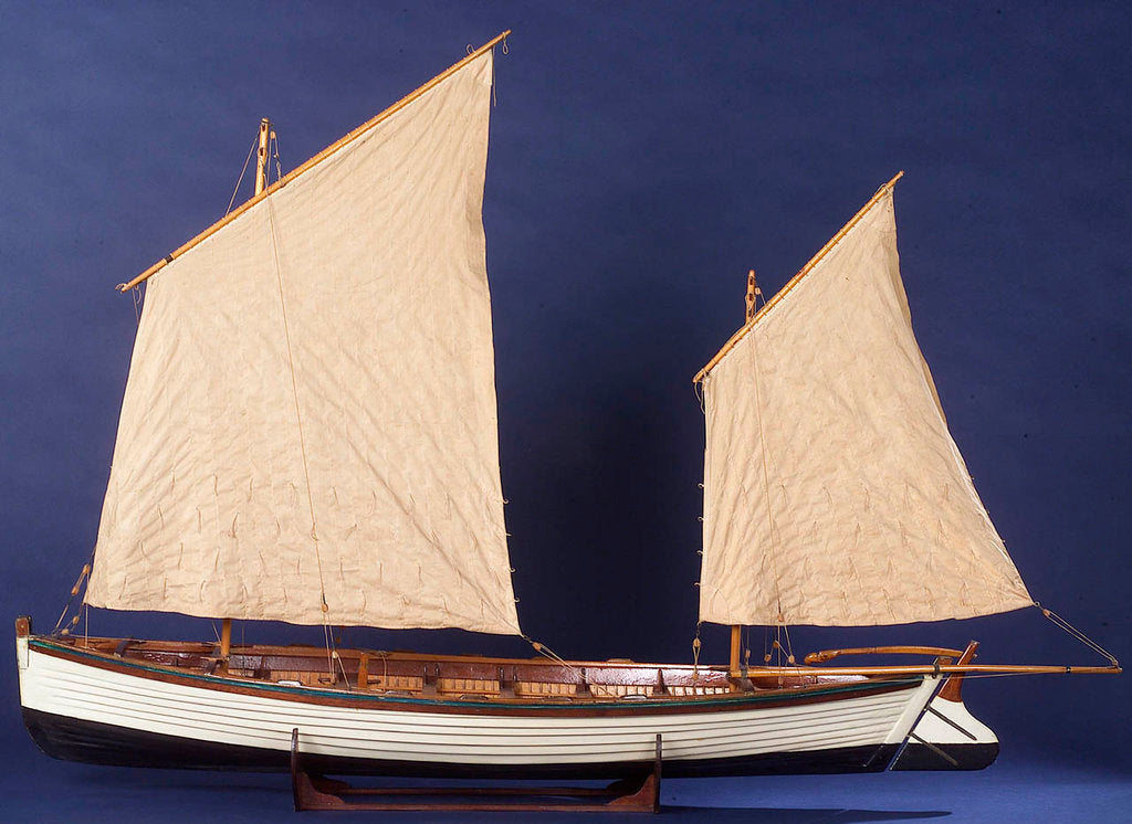 Detail of 'Bittern', port broadside by unknown