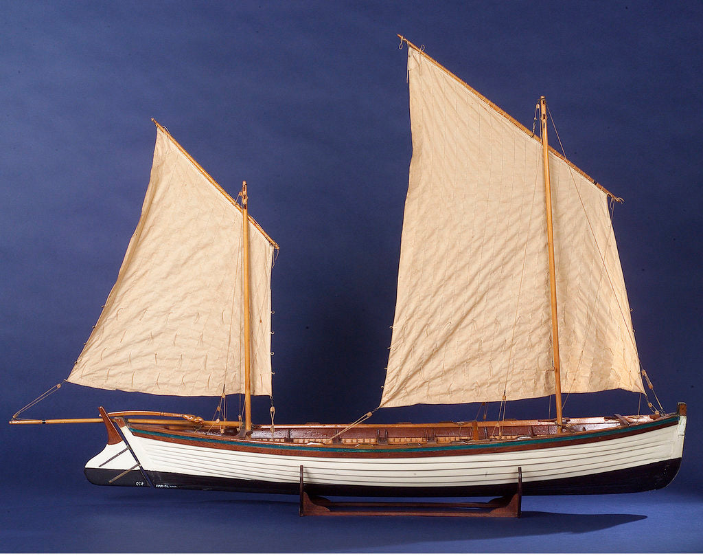 Detail of 'Bittern', starboard broadside by unknown