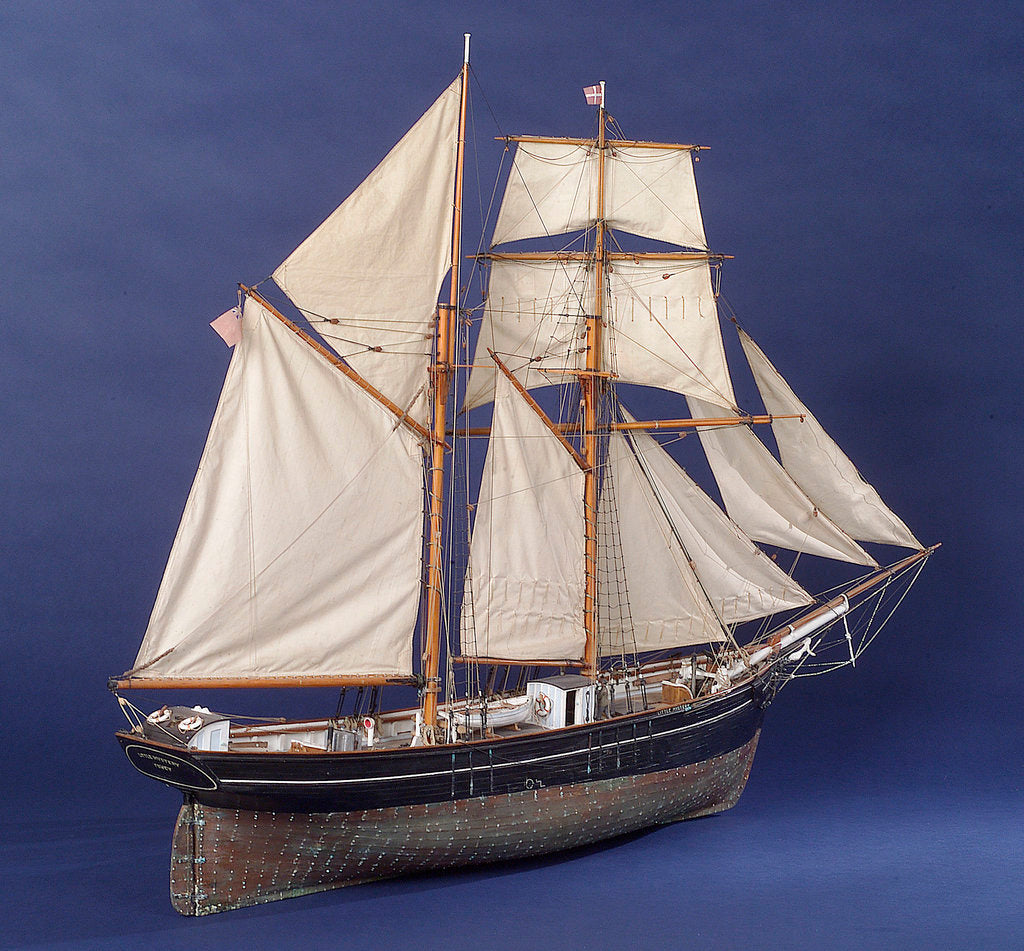 Detail of 'Little Mystery', starboard stern quarter by Max T. Davey