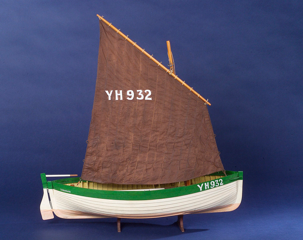 Detail of 'Jenny Lind', starboard broadside by P.A. Rumbelow