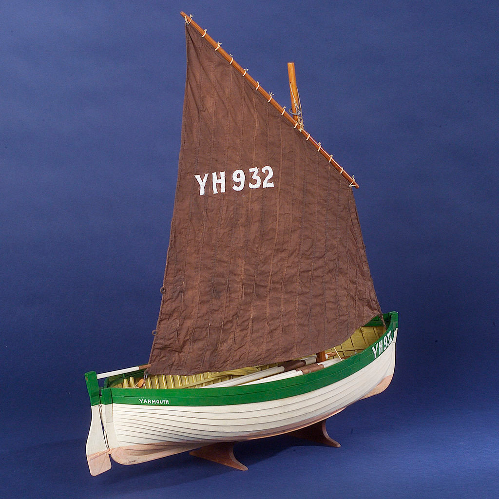 Detail of 'Jenny Lind', starboard stern quarter by P.A. Rumbelow