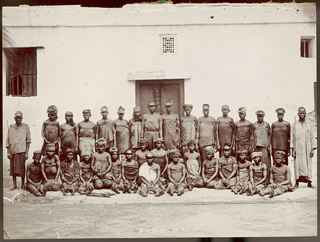Detail of Slaves Zanzibar by J. Barnett & Company