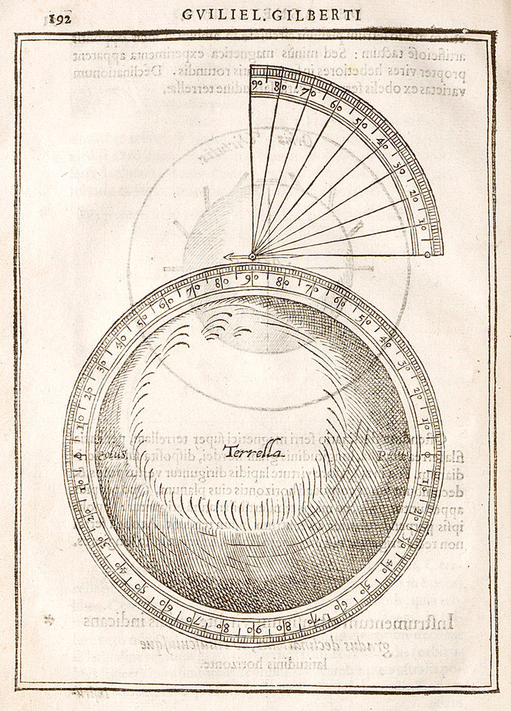 Detail of De Magneta by William Gilbert