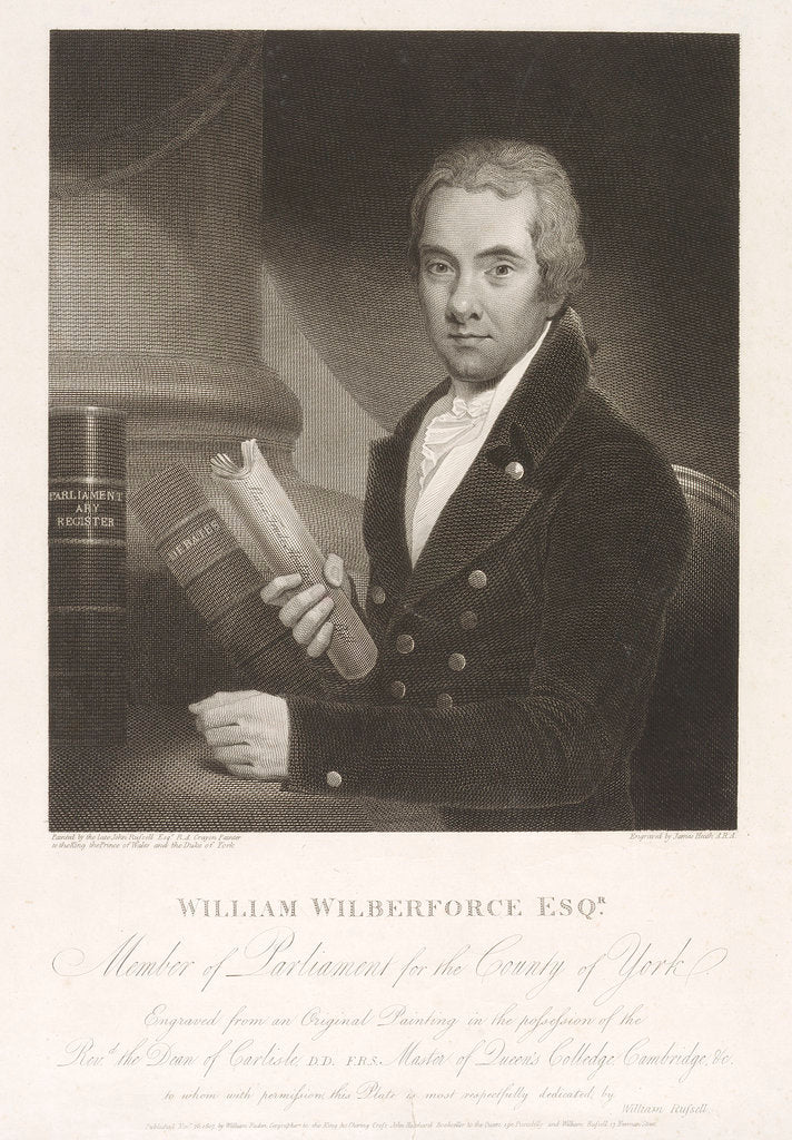 Detail of William Wilberforce Esq. by James Heath