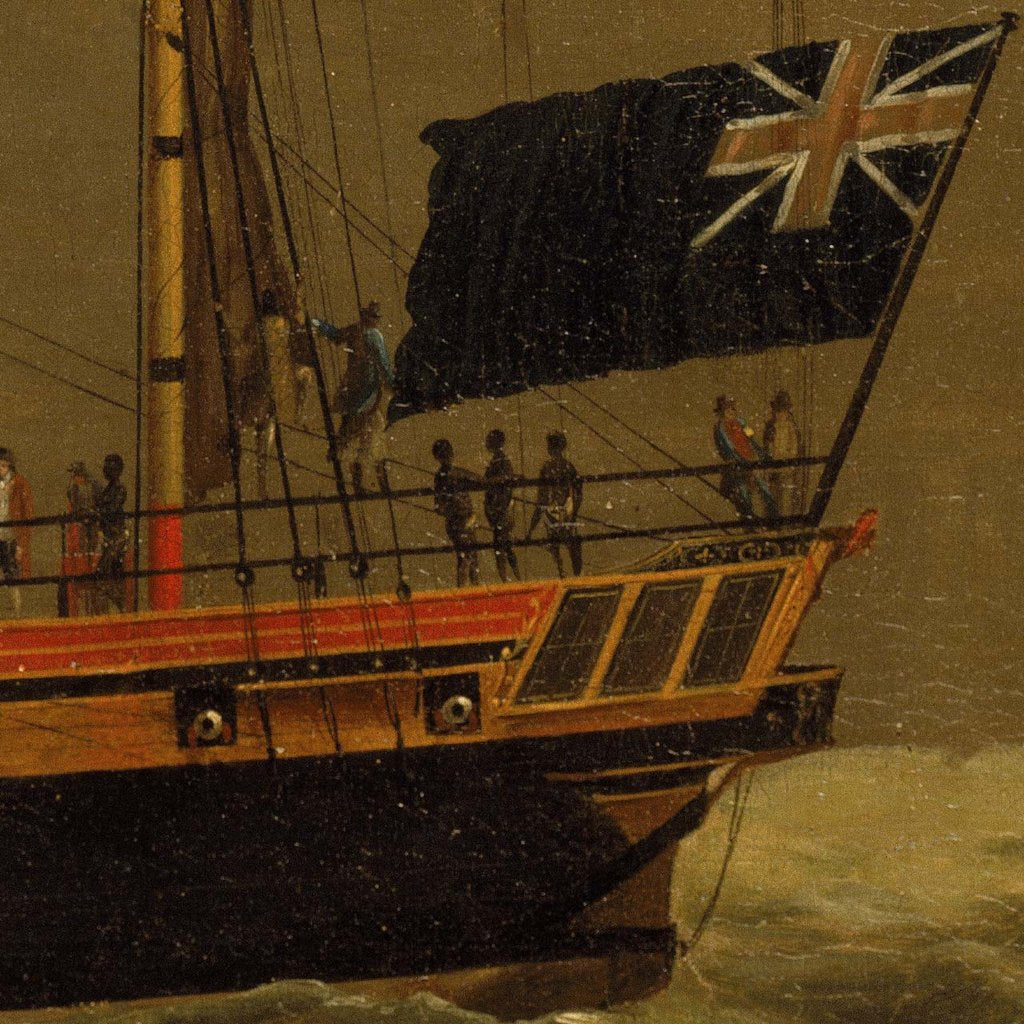 Detail of Slave ship by William Jackson