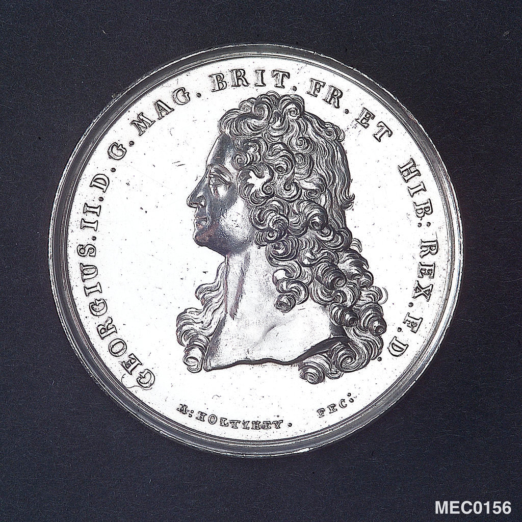 Detail of Medal commemorating the Second Treaty of Vienna, 1731 by M. Holtzhey