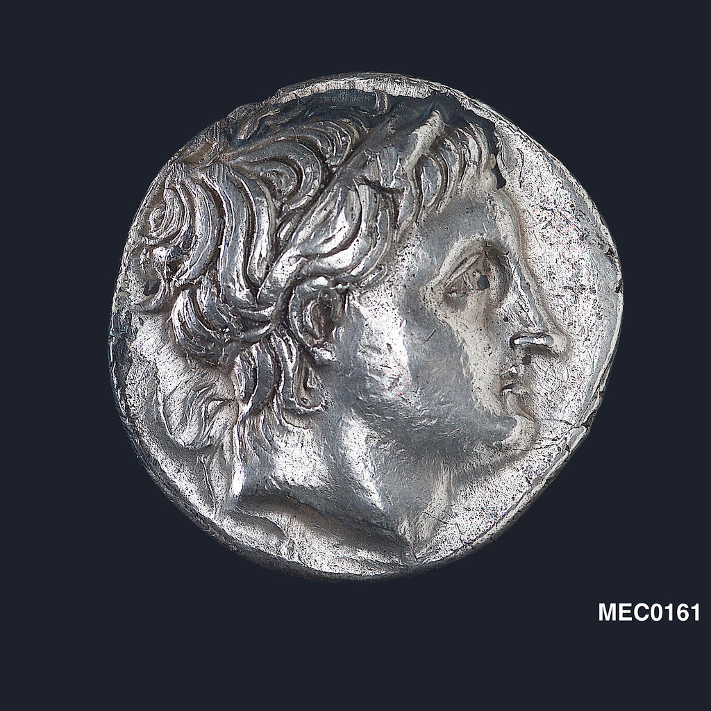 Detail of A tetradrachm commemorating the Battle of Salamis in Cyprus, BC306 by unknown