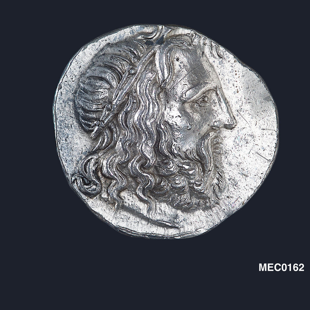 Detail of A tetradrachm commemorating the Battle of Cos, BC253 by unknown