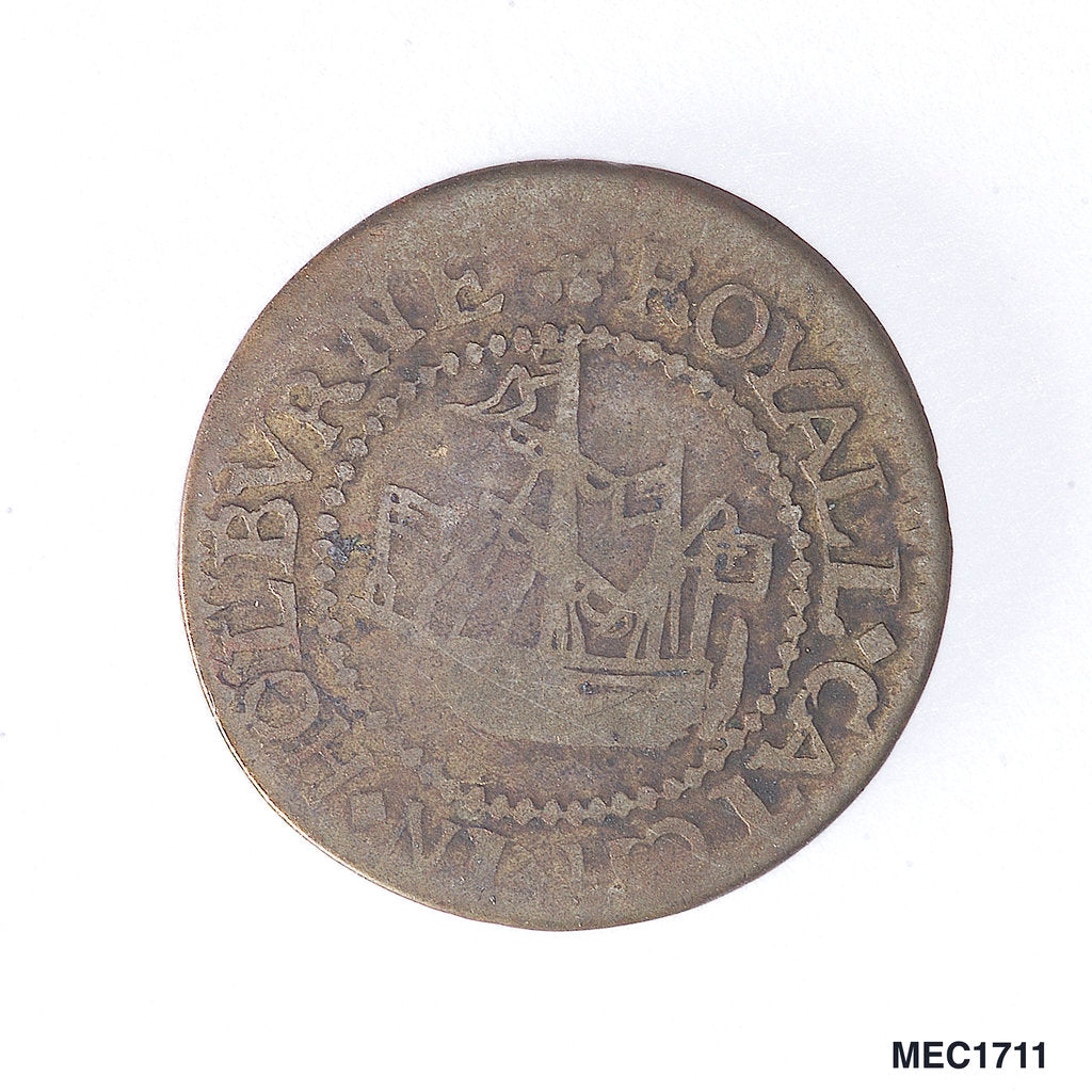 Detail of Holborn halfpenny token by unknown