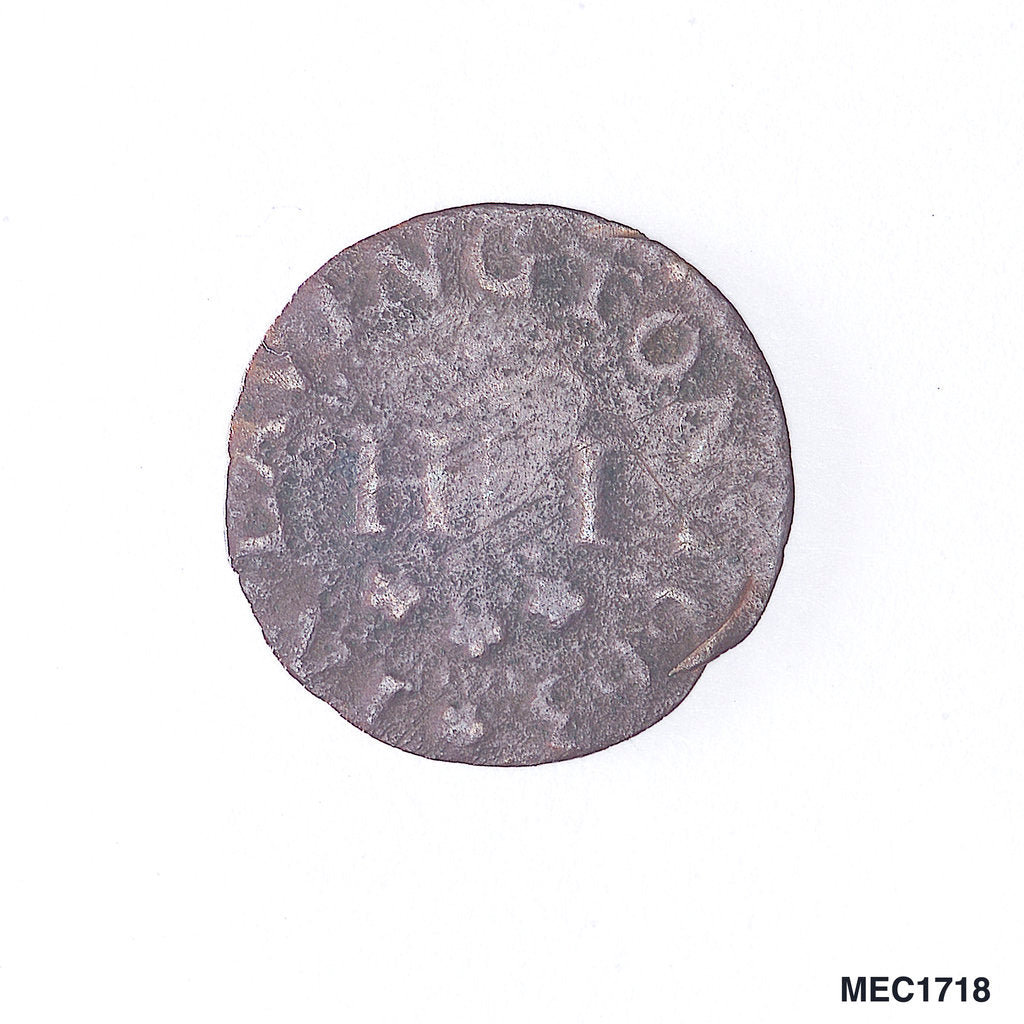 Detail of Brass token by unknown