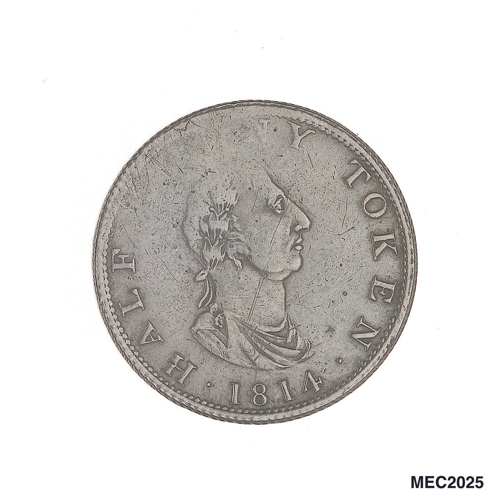 Detail of Halifax halfpenny token by unknown
