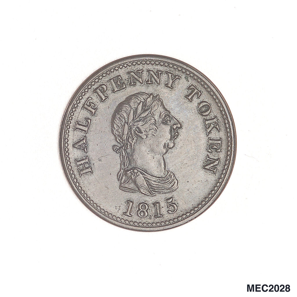 Detail of Halifax halfpenny token by unknown