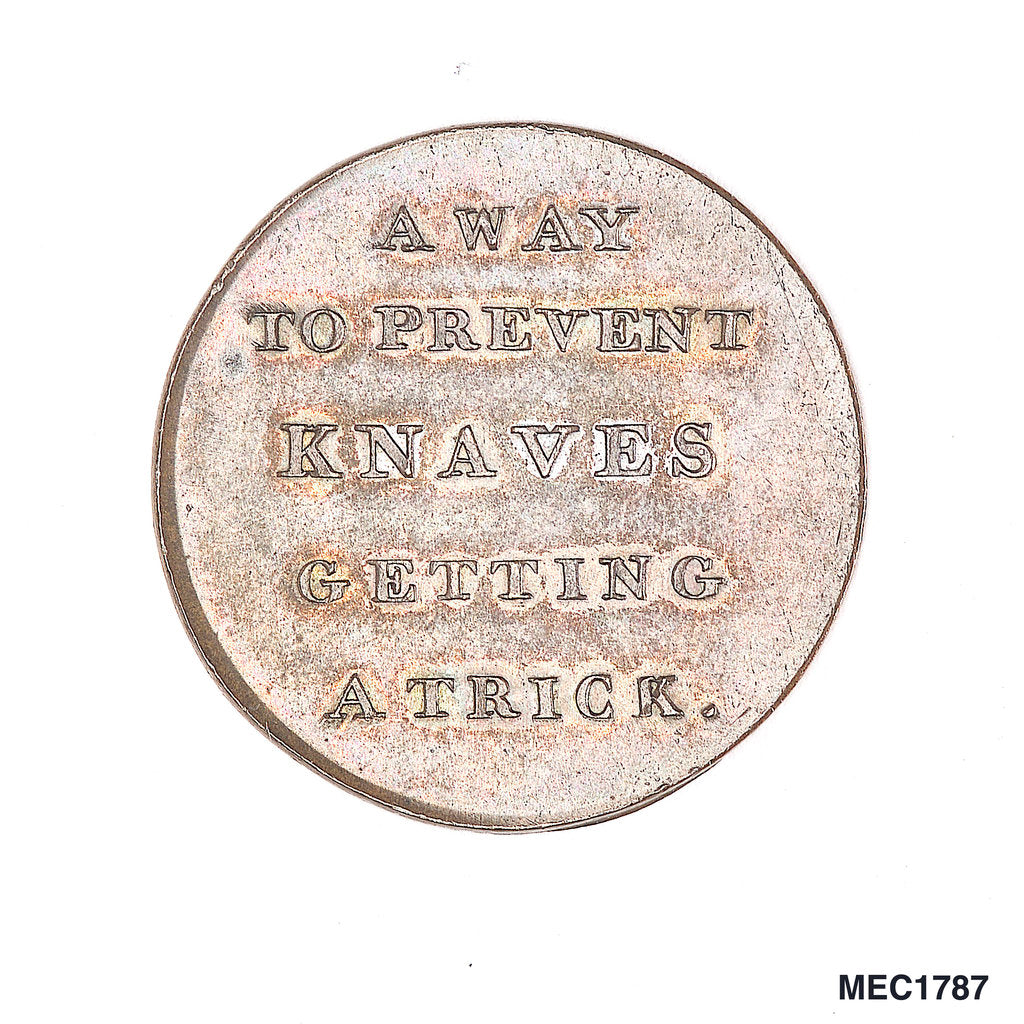 Detail of Emsworth halfpenny token by unknown