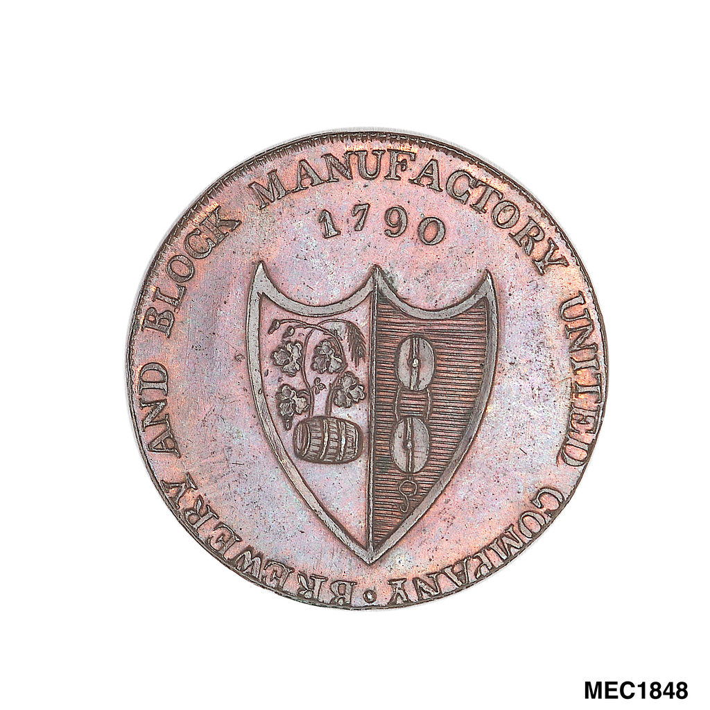 Detail of Southampton halfpenny token by unknown