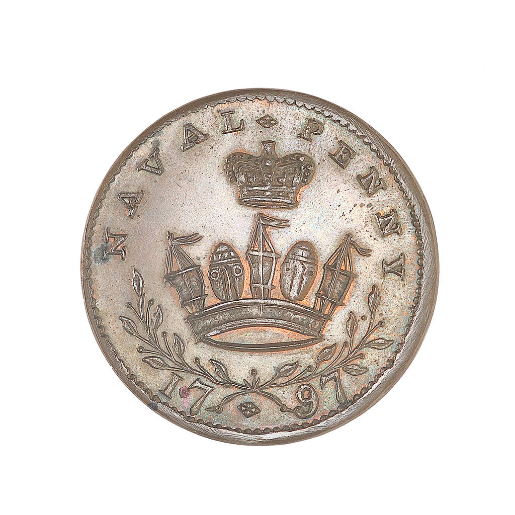 Detail of Gravesend penny token by unknown