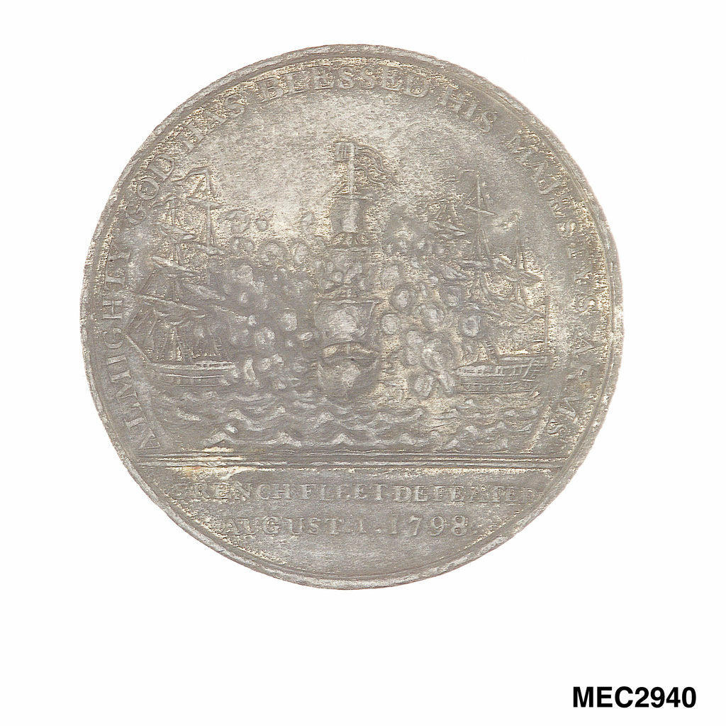 Detail of Medal commemorating the Battle of the Nile, 1798 by unknown