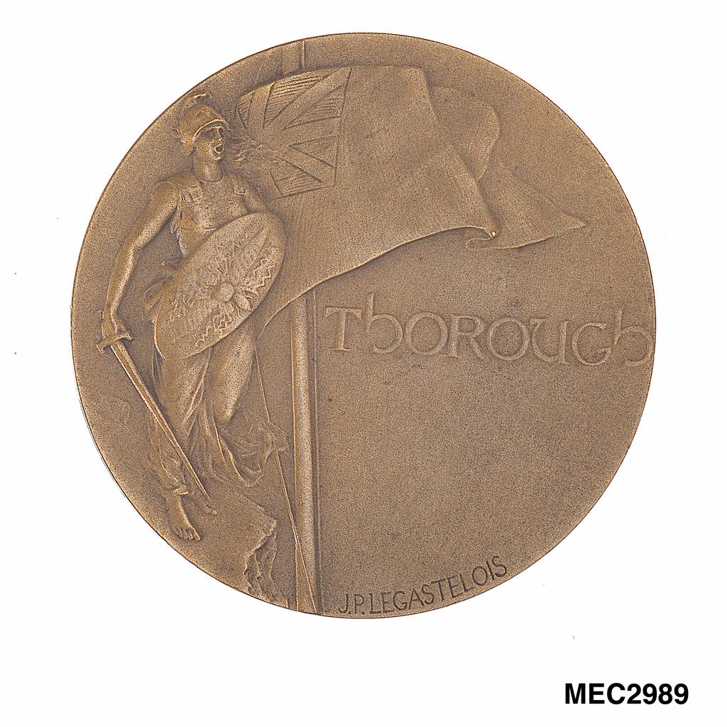 Detail of Commemorative medal depicting Horatio Herbert Kitchener (1850-1916) by Jules-Prosper Legastelois